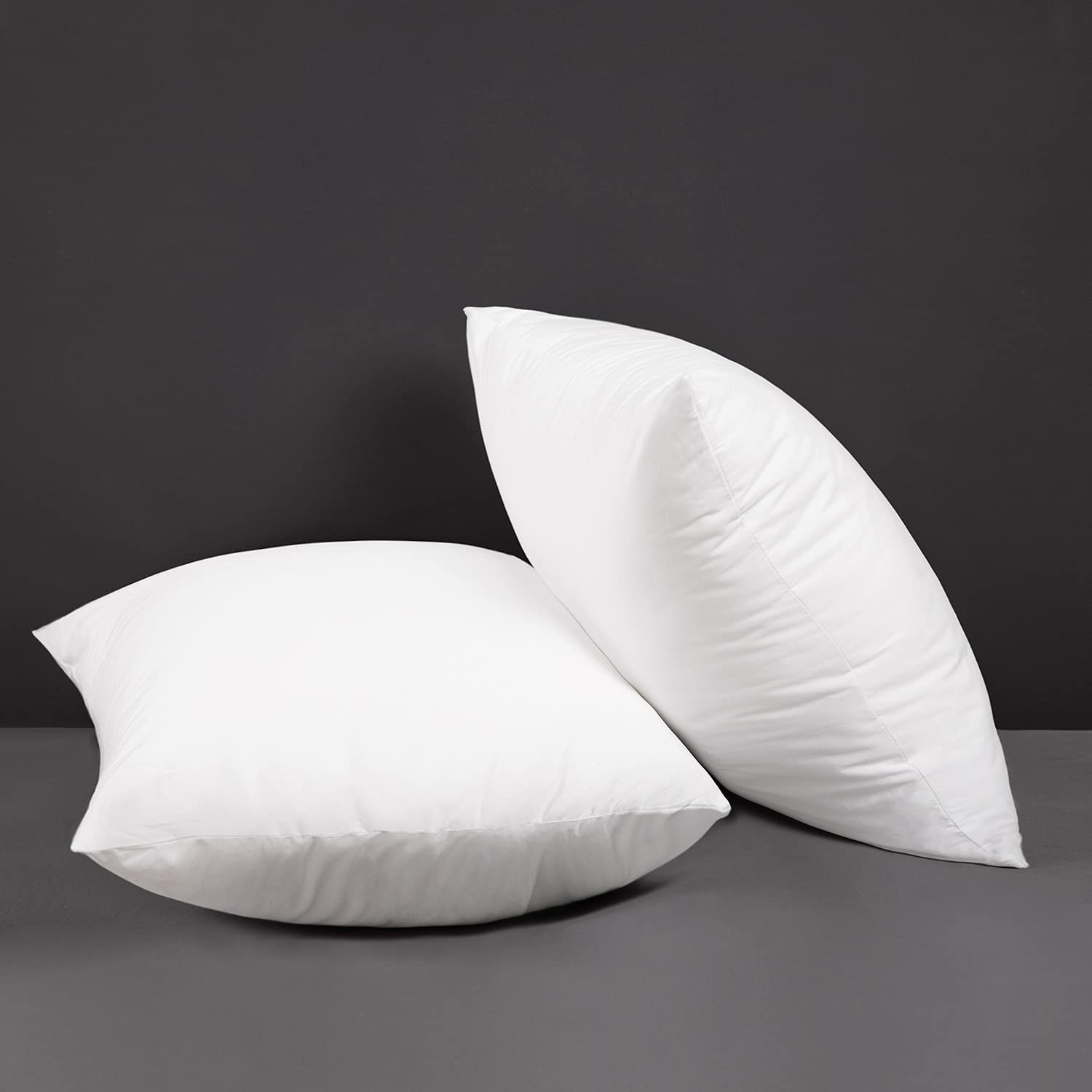 18" 16" 14" 12" 10" 8" Round Hypoallergenic Polyester Filled