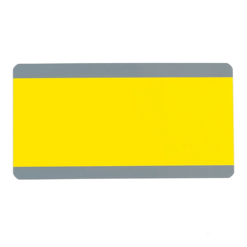 Yellow and Gray Translucent Plastic Reading Guide Strip