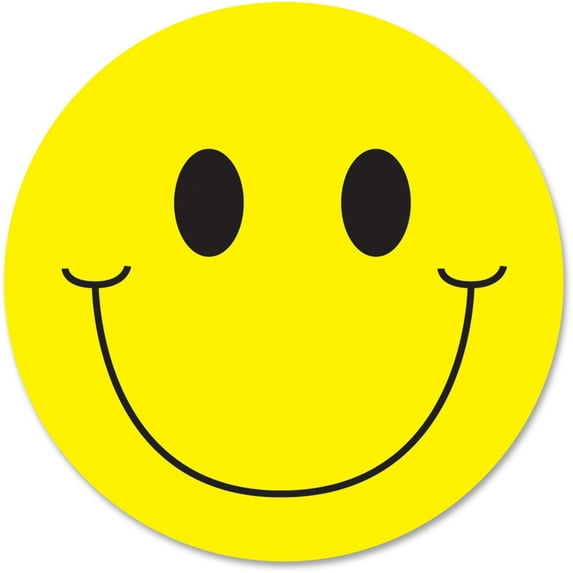 Ashley, ASH10011, Smile Face Magnetic Whiteboard Eraser, 1 Each, Yellow