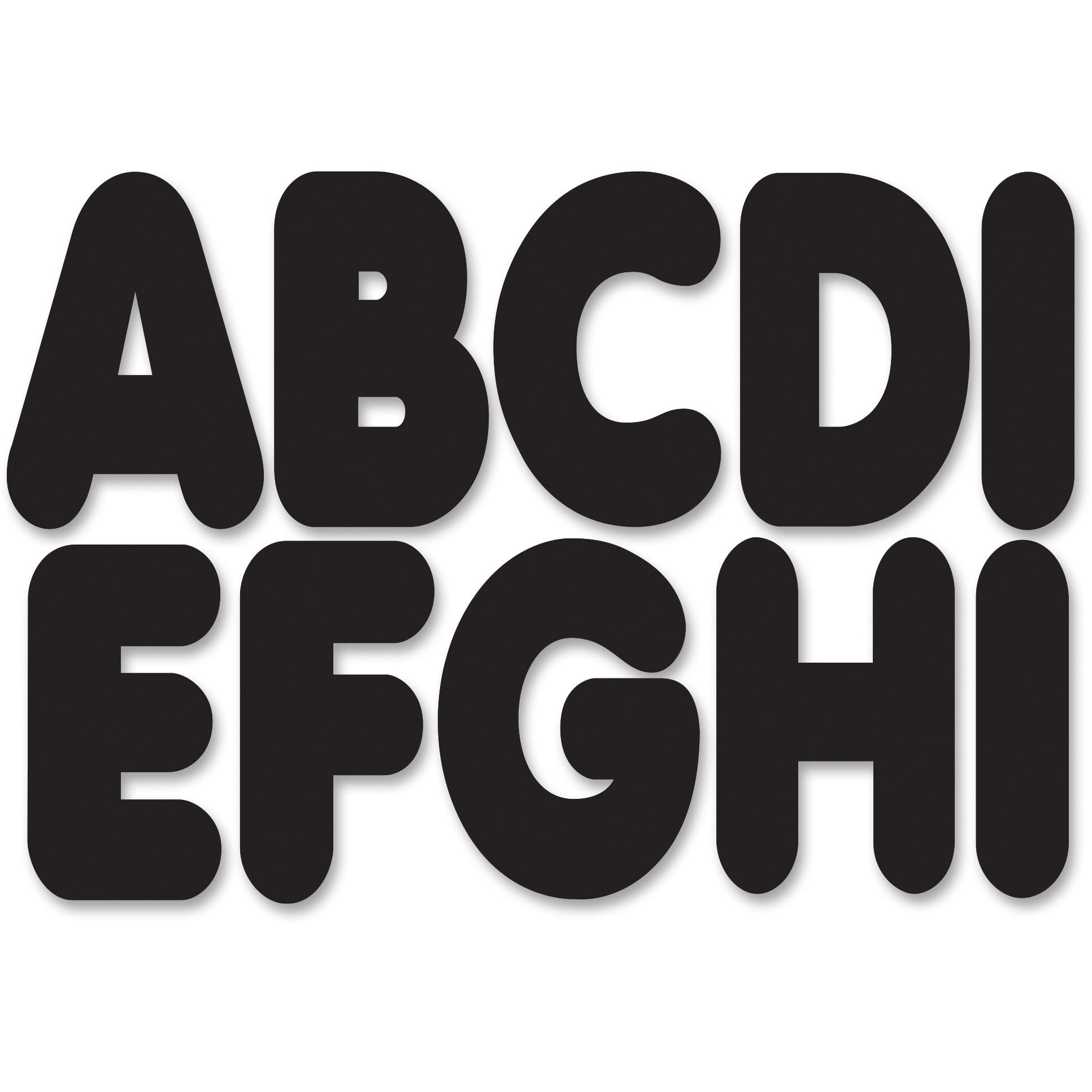 Ashley, ASH17000, Diecut Letters, 1 Set, Black