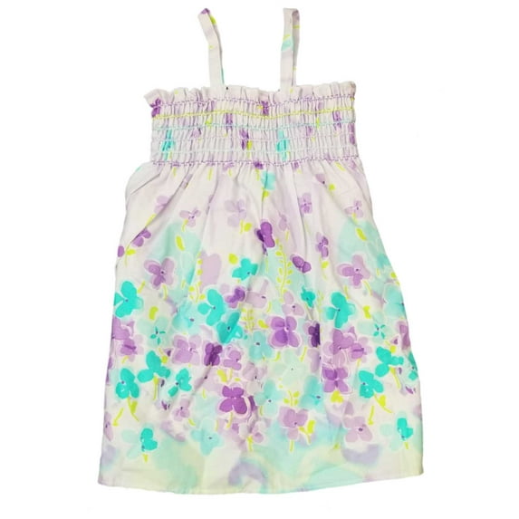 Ashley Ann Infant Baby Girls Purple Flower Sundress Baby Sun Dress 12M