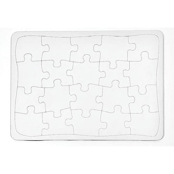 Ashley Blank White Puzzle | Bundle of 5 Each