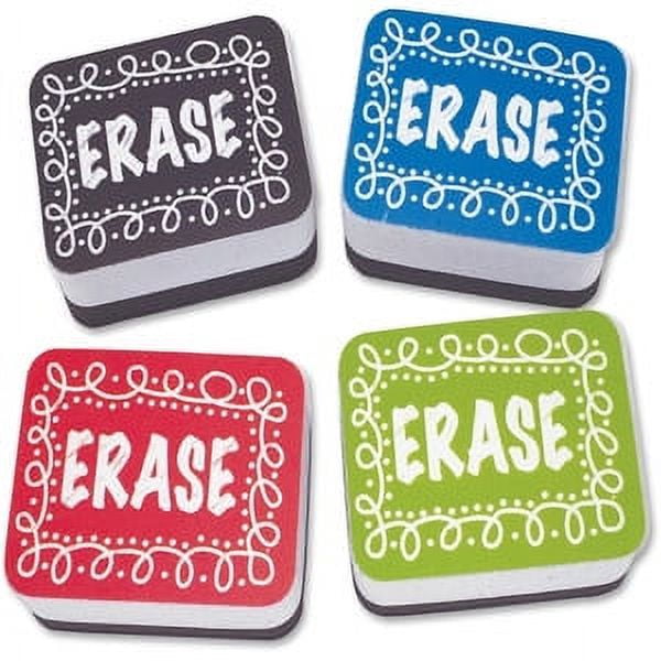 Ashley Chalk Design Mini Whiteboard Eraser - 2 Ashley Chalk Design Mini Whiteboard Eraser - 2