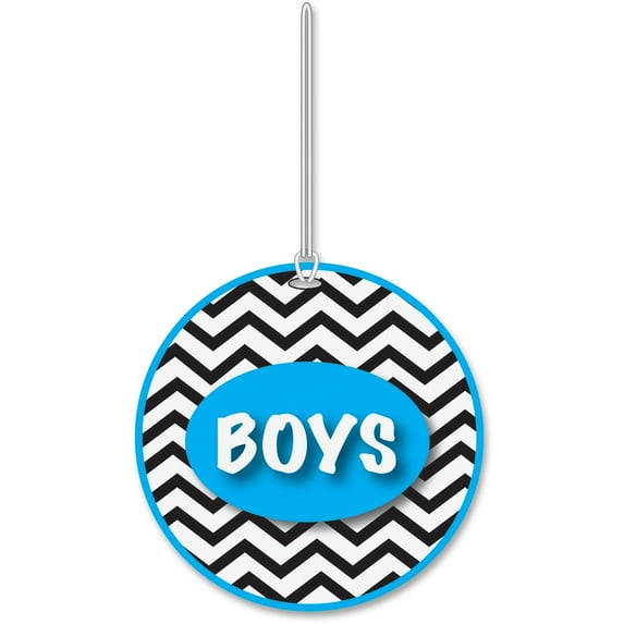 Ashley Chevron Pattern Gender Hall Pass, Multicolor, 1 Each (Quantity)