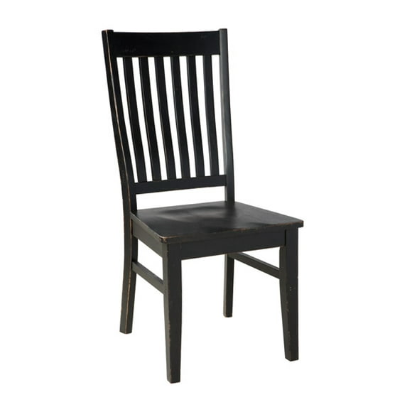 Ashley Clayco Bay Dining Room Side Chair Set of 2 in Black D640-01