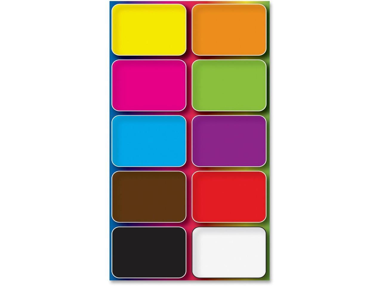 Ashley Multicolor Mini Whiteboard Erasers for Kids, Set of 10