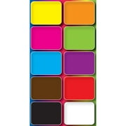 Ashley Productions Non-Magnetic Mini Whiteboard Erasers, Assorted Colors, Pack of 10