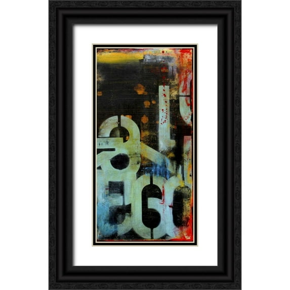 Ashley, Erin 11x18 Black Ornate Wood Framed with Double Matting Museum Art Print Titled - Out Numbered II
