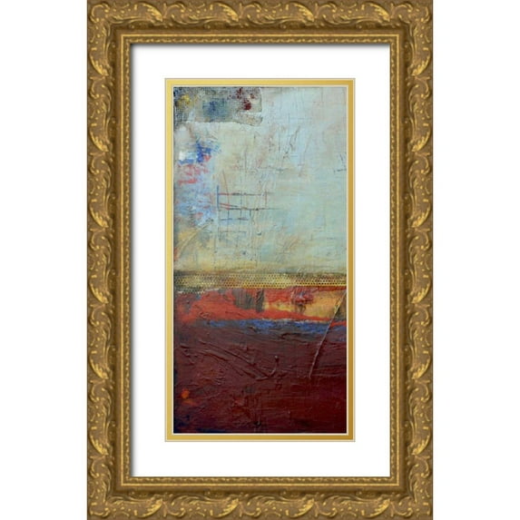 Ashley, Erin 11x18 Gold Ornate Wood Framed with Double Matting Museum Art Print Titled - Backstage 34 I
