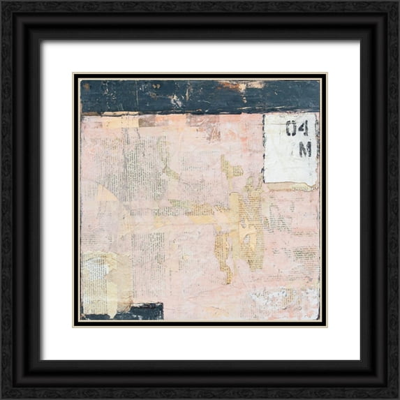 Ashley, Erin 12x12 Black Ornate Wood Framed with Double Matting Museum Art Print Titled - Embraced I