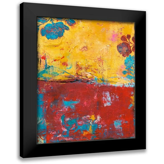 Ashley, Erin 12x14 Black Modern Framed Museum Art Print Titled - Mexican Rose
