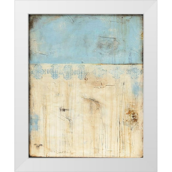 Ashley, Erin 12x14 White Modern Wood Framed Museum Art Print Titled - Shabby Cottage