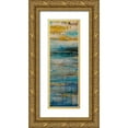 thumbnail image 1 of Ashley, Erin 13x32 Gold Ornate Wood Framed with Double Matting Museum Art Print Titled - Beond the Sea II, 1 of 4