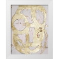 thumbnail image 1 of Ashley, Erin 15x18 White Modern Wood Framed Museum Art Print Titled - Ace of Spades in Gold III, 1 of 4
