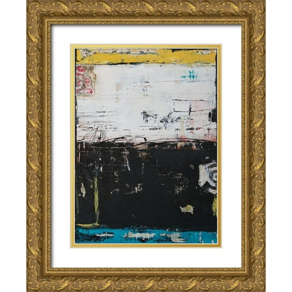 Ashley, Erin 19x24 Gold Ornate Wood Framed with Double Matting Museum Art Print Titled - Down and Dirty