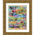 thumbnail image 1 of Ashley, Erin 19x24 Gold Ornate Wood Framed with Double Matting Museum Art Print Titled - Metro Mix 33 I, 1 of 4