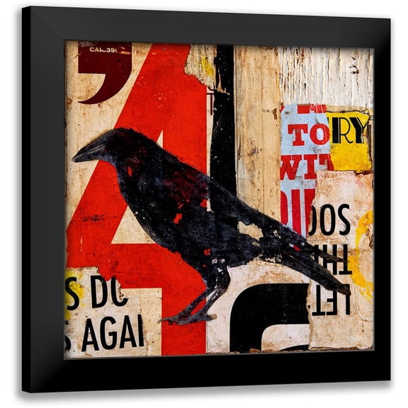 Ashley, Erin 20x20 Black Modern Framed Museum Art Print Titled - The Vintage Crow
