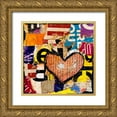 thumbnail image 1 of Ashley, Erin 26x26 Gold Ornate Wood Framed with Double Matting Museum Art Print Titled - Mixed Luv, 1 of 4