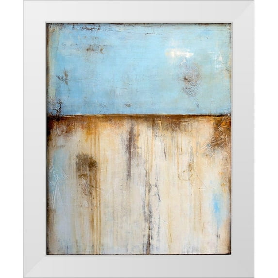 Ashley, Erin 26x32 White Modern Wood Framed Museum Art Print Titled - Noon Break