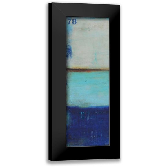 Ashley, Erin 7x14 Black Modern Framed Museum Art Print Titled - Ocean 78 I