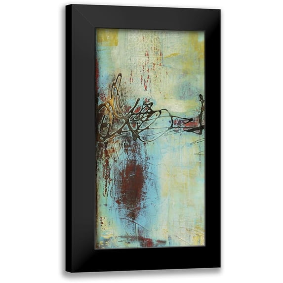 Ashley, Erin 9x14 Black Modern Framed Museum Art Print Titled - Gin House Blues I