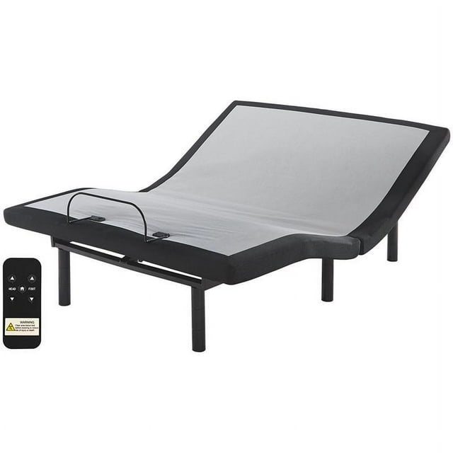 Ashley Furniture Adjustable King  Bed with USB Ports in Black