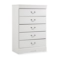 thumbnail image 1 of Signature Design by Ashley Anarasia 5 Drawer Chest in White, 1 of 10