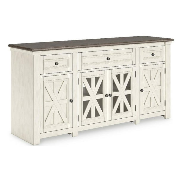 Bolanburg TV Stand - White/Weathered Gray Bolanburg TV Stand - White/Weathered Gray