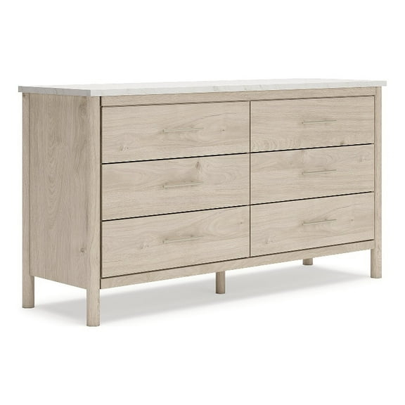Ashley Furniture Cadmori Brown & White Dresser