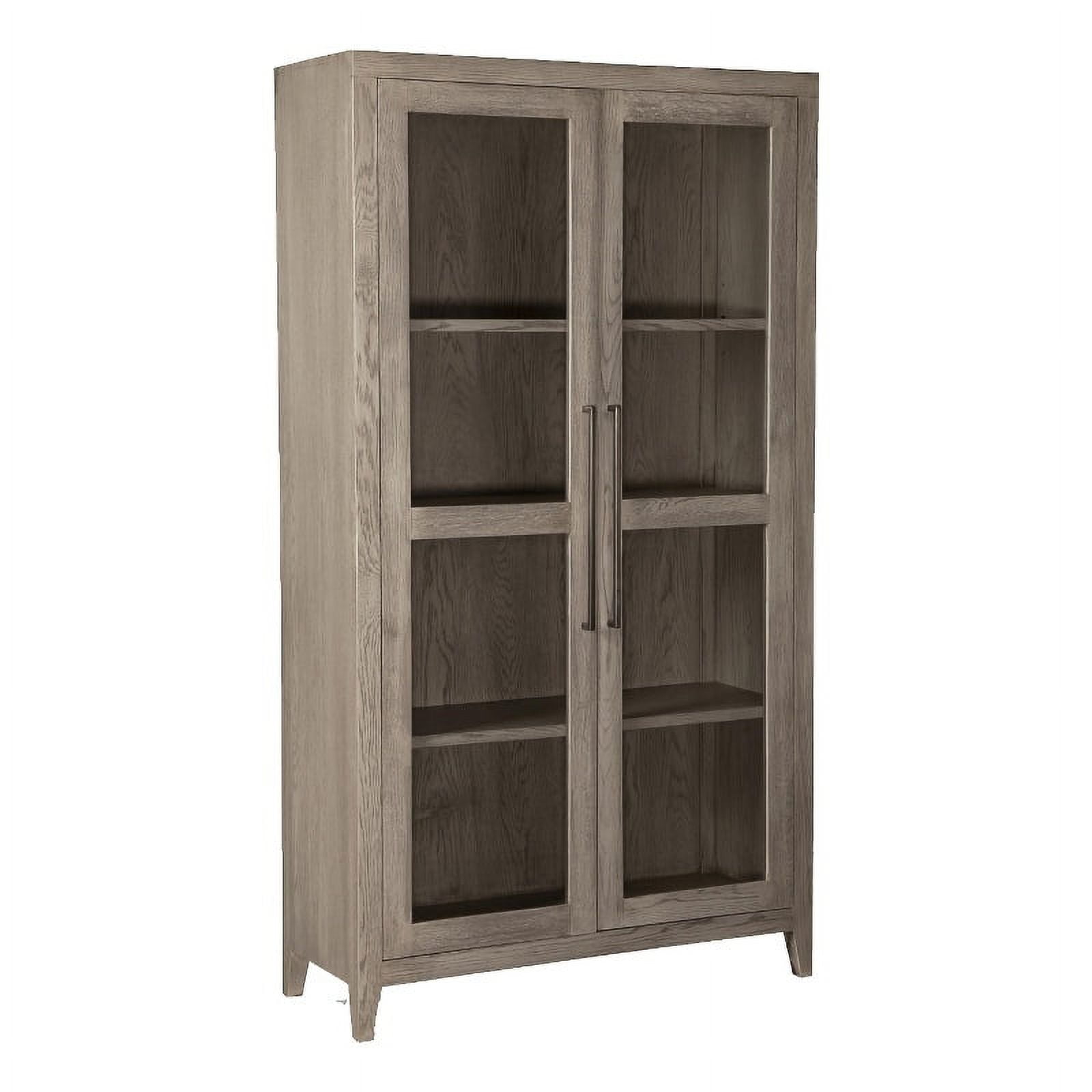 Dalenville 42" Transitional Gray Oak Veneer Accent Cabinet