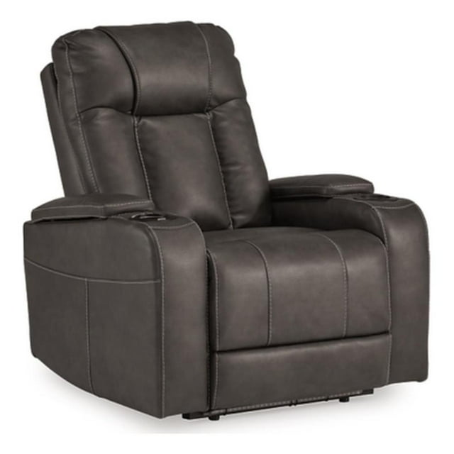 Ashley Furniture Feazada Gray Power Recliner