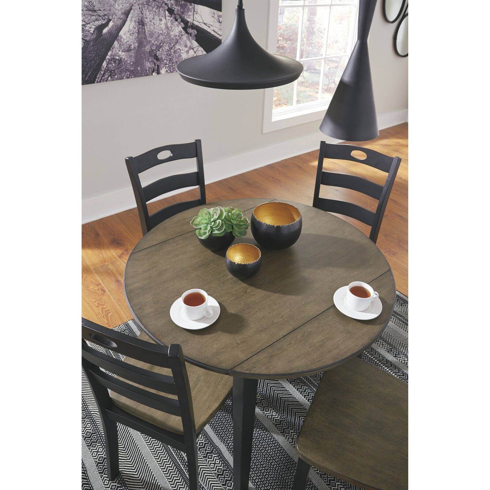 Ashley froshburg drop leaf table discount