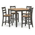 thumbnail image 1 of Ashley Furniture Gesthaven Brown Counter Height Dining Table Set - Set of 5, 1 of 12