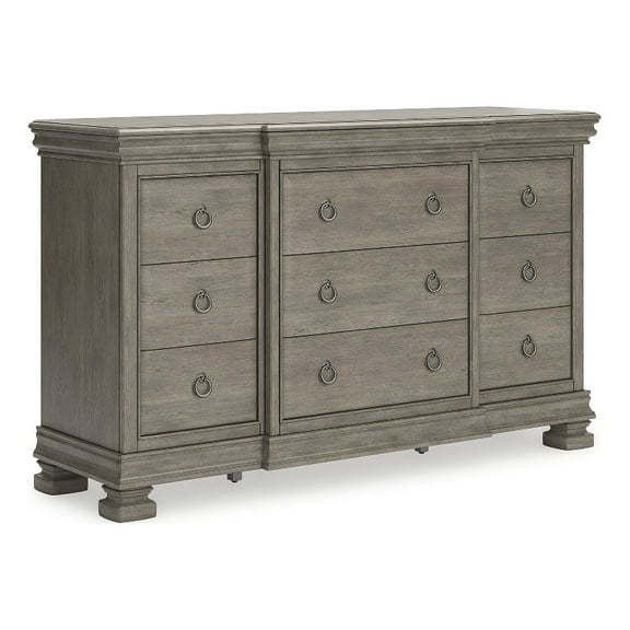 Ashley Furniture Lexorne Gray Dresser