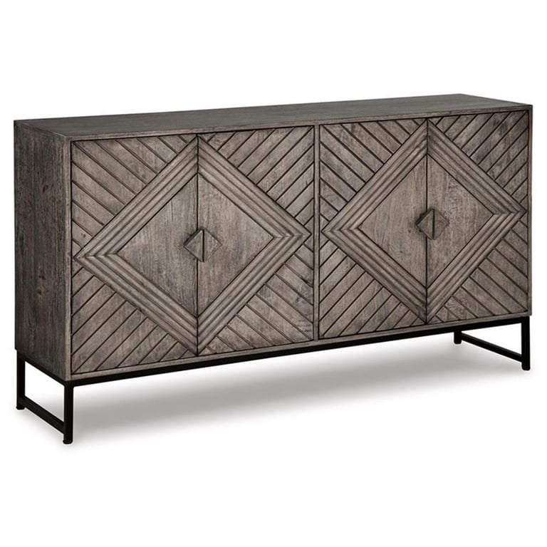 Treybrook Accent Cabinet - Distressed Gray Treybrook Accent Cabinet - Distressed Gray