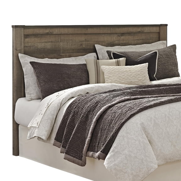Signature Design by Ashley Trinell Wood California King Panel Headboard in Brown