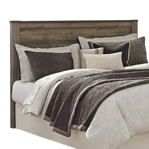 Signature Design by Ashley Trinell Wood California King Panel Headboard in Brown