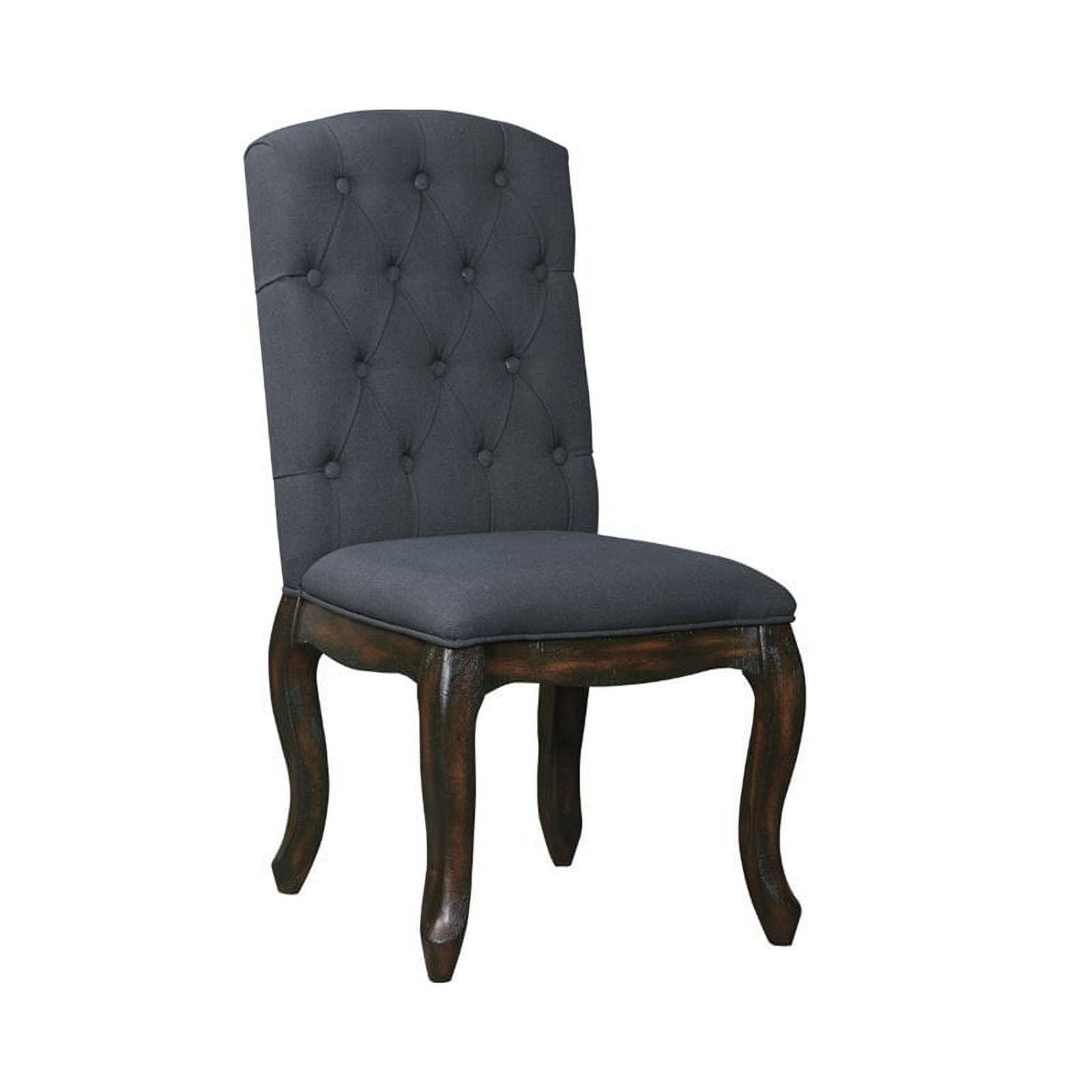 Ashley Furniture Trudell Upholstered Dining Chair in Dark Gray