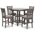 thumbnail image 1 of Ashley Furniture Wrenning Gray Counter Height Dining Table Set - Set of 5, 1 of 10