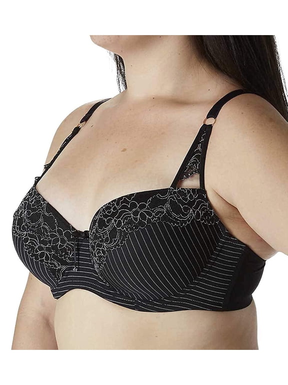 Showstopper Convertible Lace Contour Bra Black 36 DDD