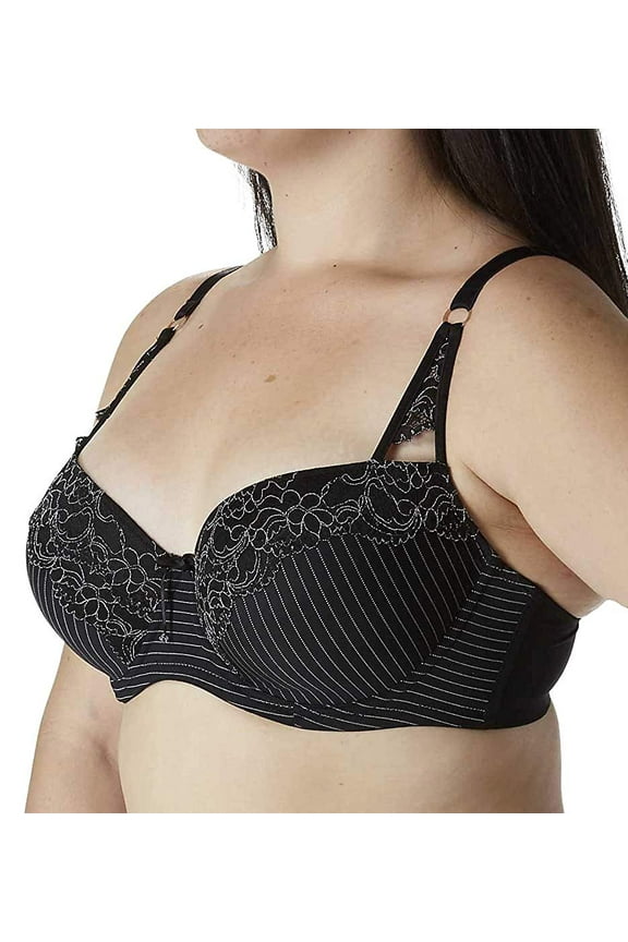 Showstopper Convertible Lace Contour Bra Black 44 C