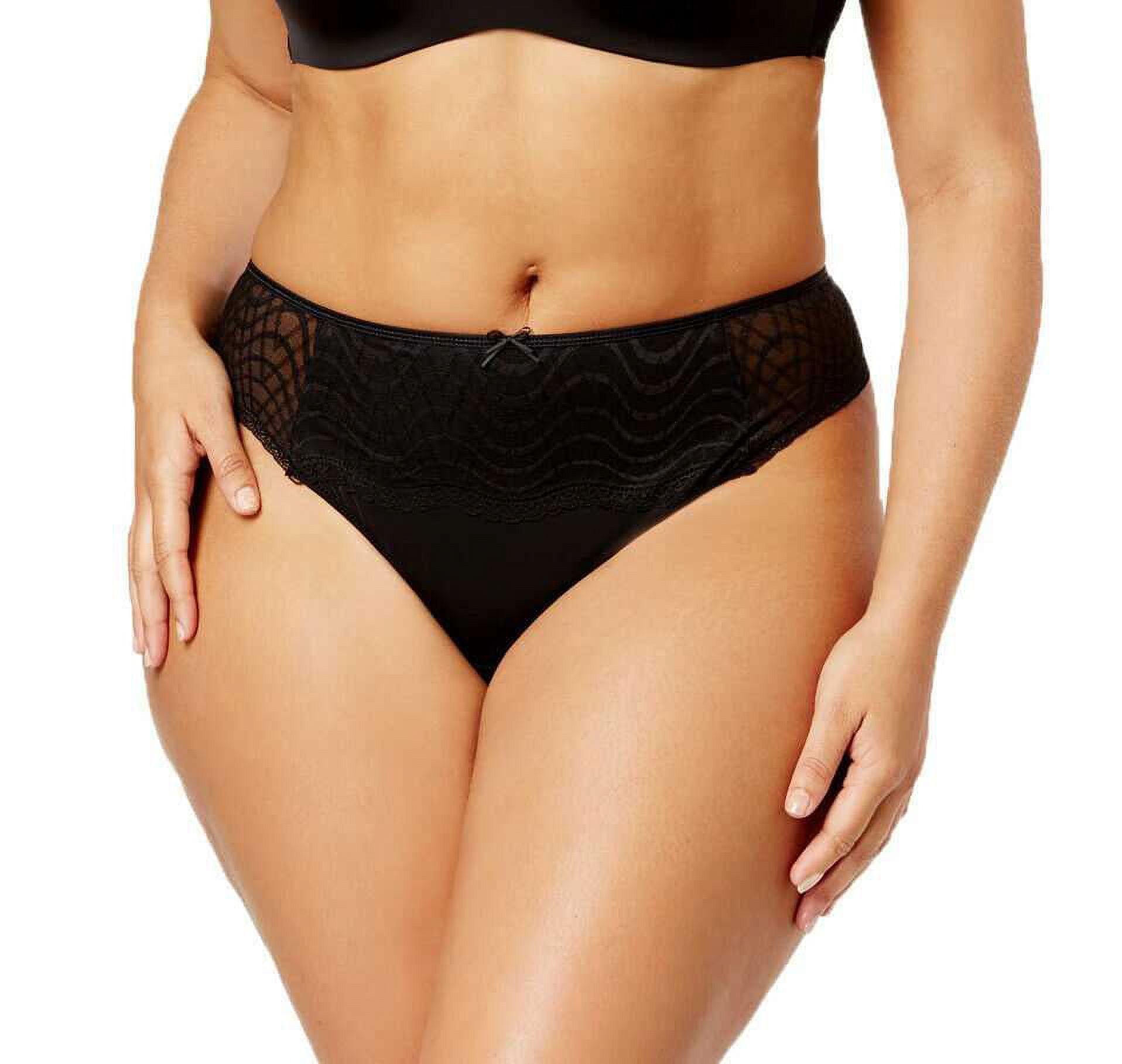 Ashley Graham icon lace high cut bikini pantie plus US size 3X