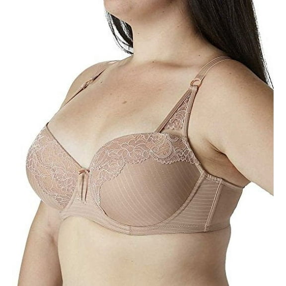 Ashley Graham Womens Showstopper Bra,Cappuccino,34DD