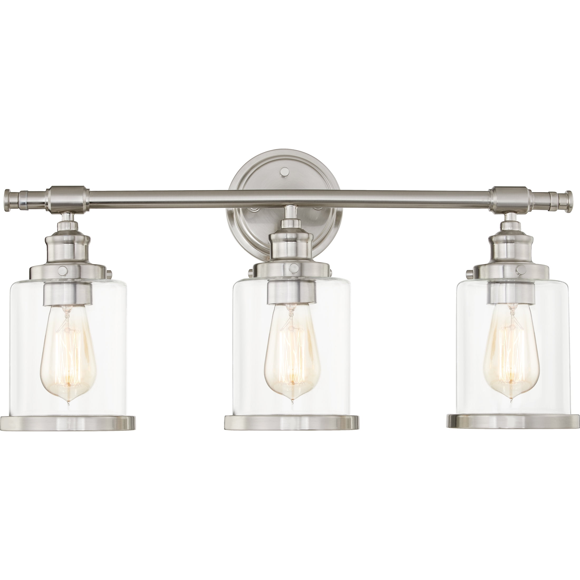 Alford 3-Light Brushed Nickel Dimmable Vanity Sconce