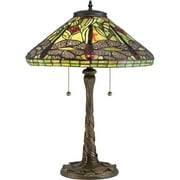 Ashley Harbour Traditional Dragonfly 23.50" 2-Lights Table Lamps with Product Electrical Medium Base, Bronze