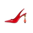 thumbnail image 1 of Ashley Kahen Salsa Architectural Heel Slingback, Red, 5, 1 of 1