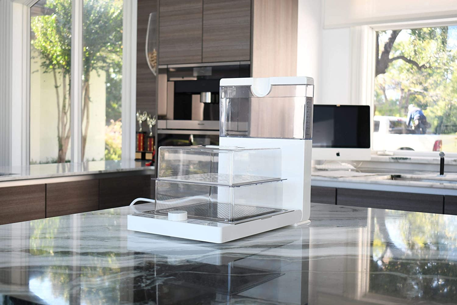 Ashley Kitchenware 2Tier Electric Food Steamer Foldable Timer Easy Use