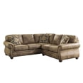 thumbnail image 1 of Ashley Larkinhurst 2 Piece Faux Leather Sectional in Earth, 1 of 7