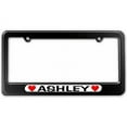 thumbnail image 1 of Ashley Love with Hearts License Plate Tag Frame, Multiple Colors, 1 of 1