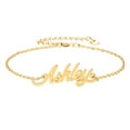 thumbnail image 1 of Ashley Name Bracelet Gold Dainty Initial Name Chain Bracelets for Girls Graduation Gift, 1 of 3